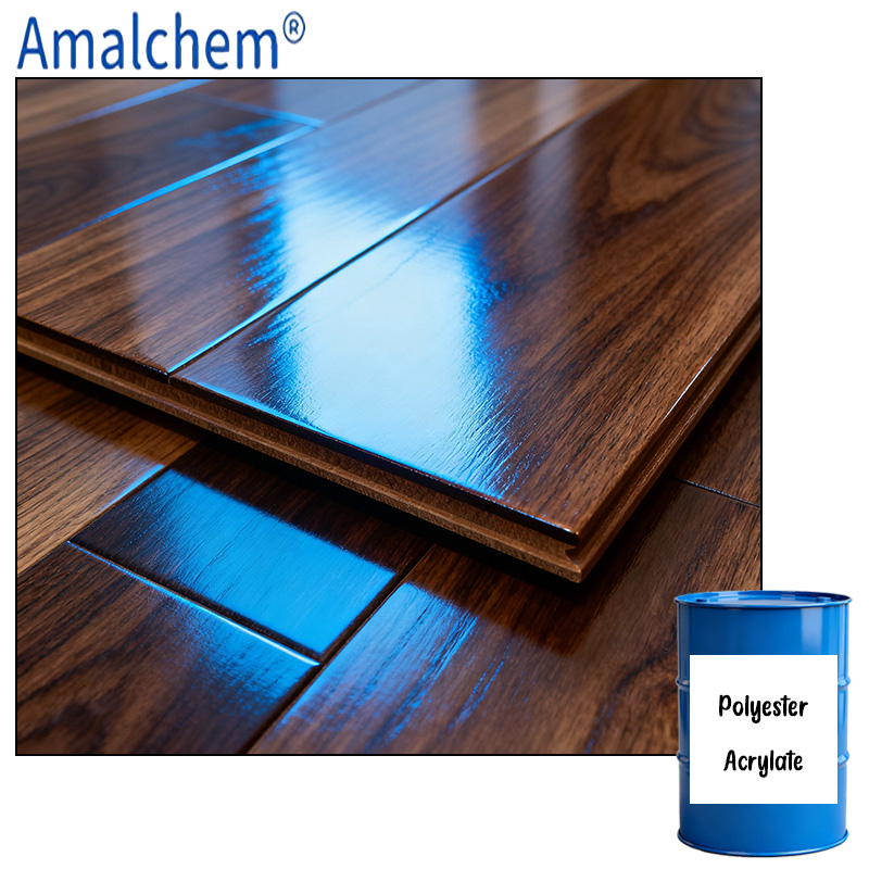 Polyester Acrylate oligomère; Il a la bonne flamme et convient au revêtement en papier et au revêtement en bois