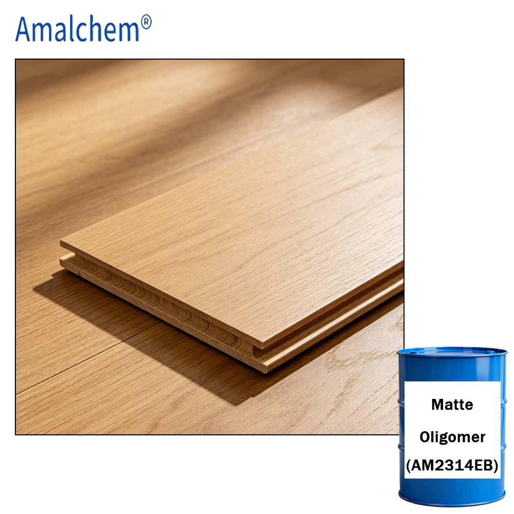 AM2314EB résine UV Matte pour durcissement rapide, anti-empreintes digitales et revêtements auto-natting