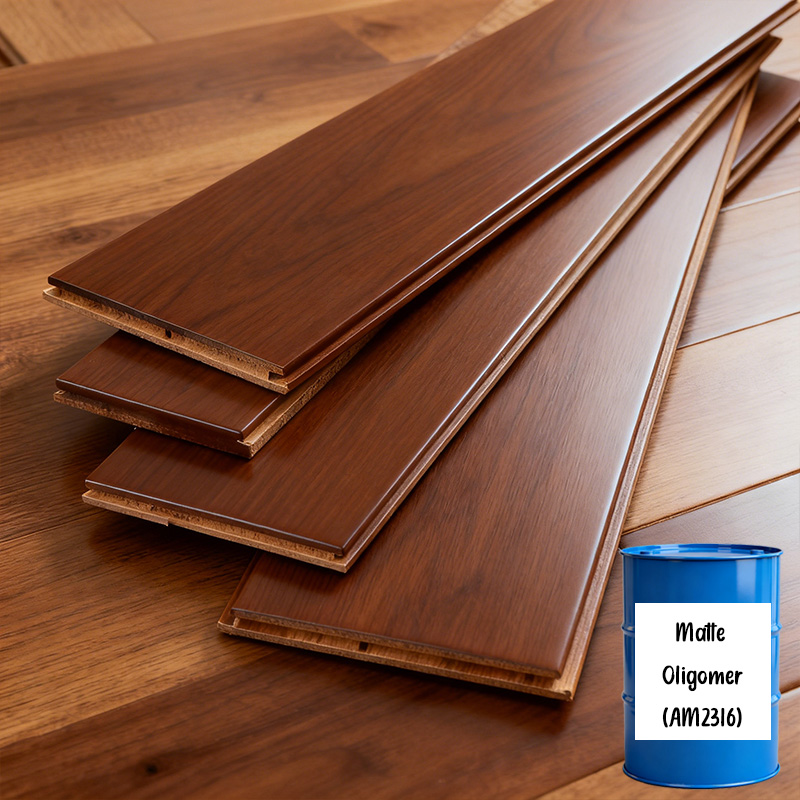 AM2316 résine mat Flexible UV pour les revêtements auto-natting, haute flexibilité et faible Irritation
