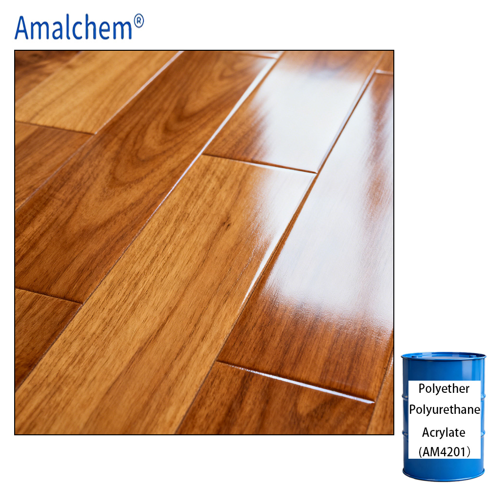 Acrylate d’uréthane polyéther curable aux uv AM4201 - Flexible et résistant au jaunissement pour encres et revêtements de bois